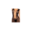 Robe en résille noire ajourée - Mapalé